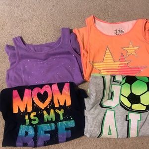 Girls size 14 lot of shirts